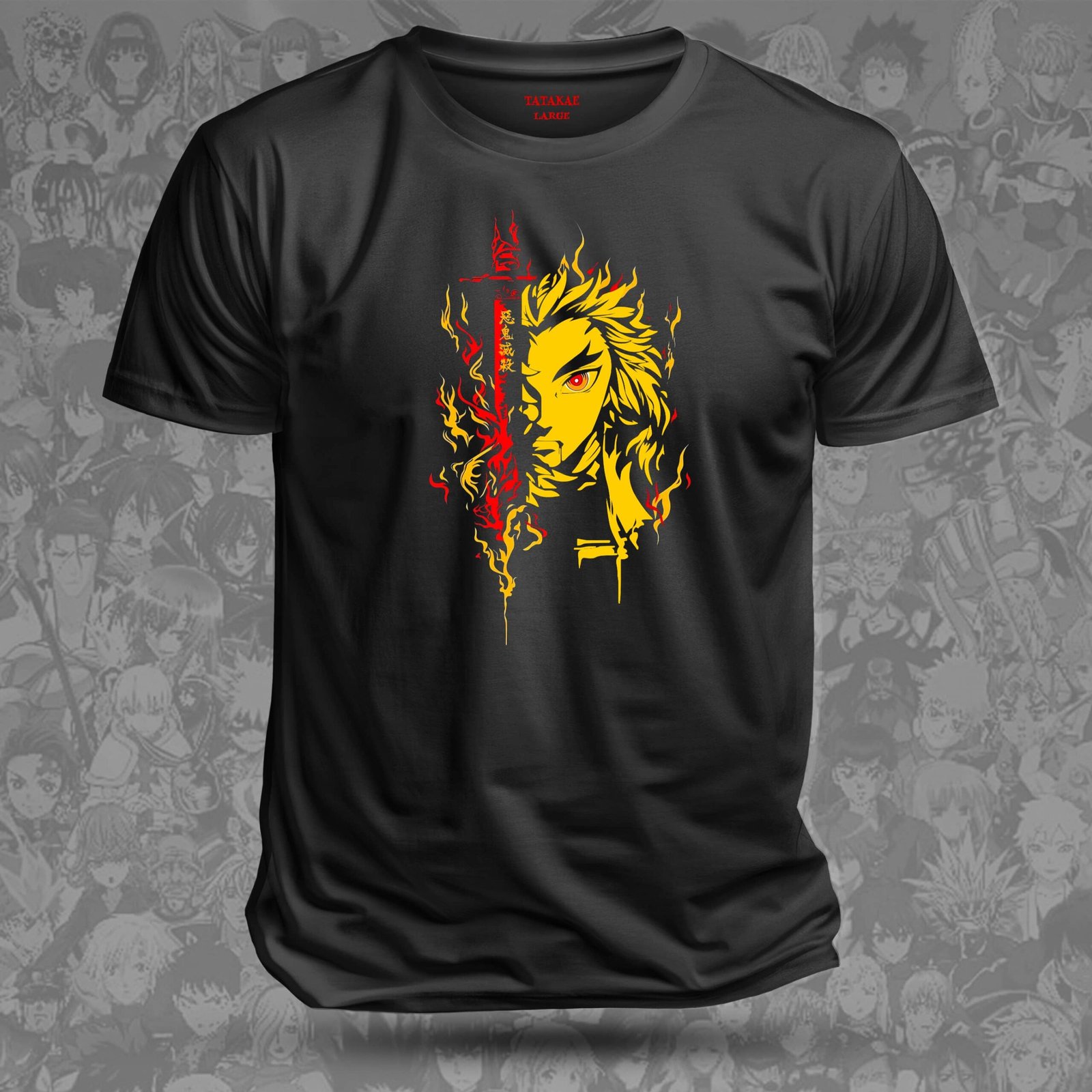 Remera Kyojuro Rengoku - ¡Enciende tu Corazón! - Image 2