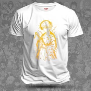 Remera Zenitsu - Postura del Trueno (Lineart)