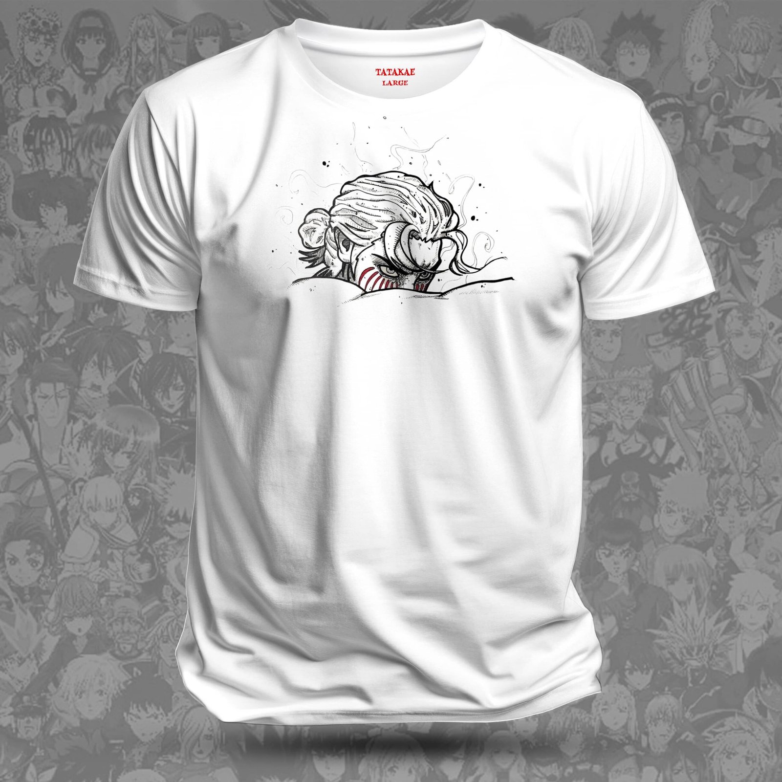 Remera Eren Yeager - Furia de Eldia (Tatakae)