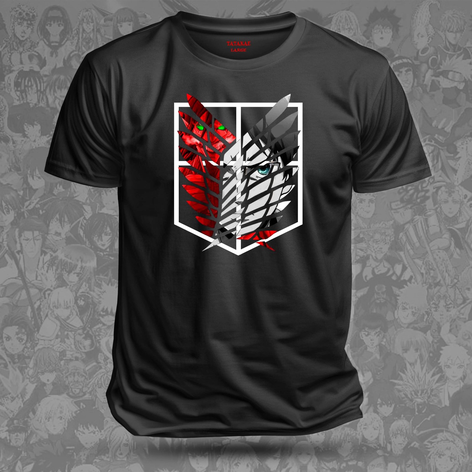 Remera Eren - Alas de la Libertad Fragmentadas - Image 2